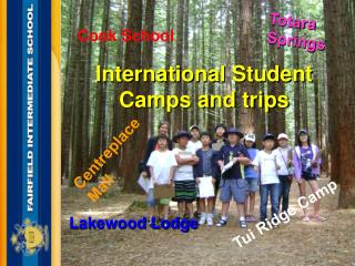 International Student Camps and trips