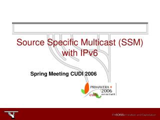 Source Specific Multicast (SSM) with IPv6
