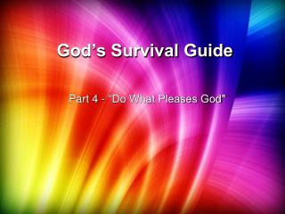 God’s Survival Guide