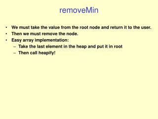 removeMin