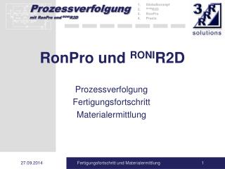 RonPro und RONI R2D