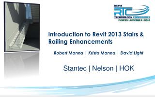Introduction to Revit 2013 Stairs &amp; Railing Enhancements