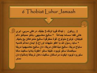 6 Thobiat Luhur Jamaah