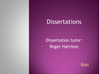 Dissertations