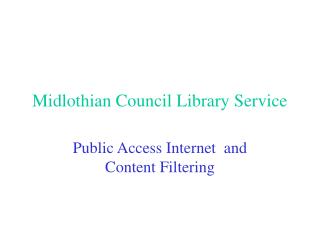 Midlothian Council Library Service