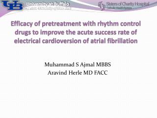 Efficacy of pretreatment with rhythm control drugs to improve the acute success rate of electrical cardioversion of atr