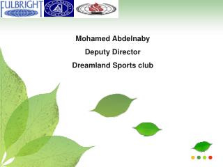 Mohamed Abdelnaby Deputy Director Dreamland Sports club