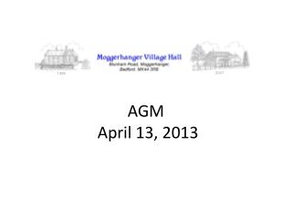AGM April 13, 2013