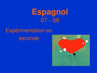 Espagnol 07 - 08