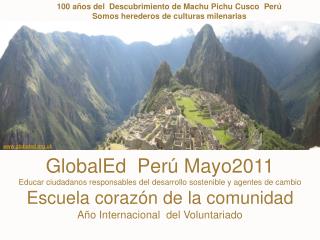 GlobalEd Perú Mayo2011