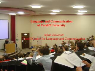Language and Communication at Cardiff University