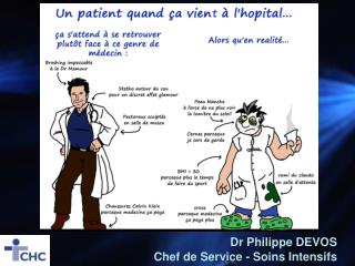 Dr Philippe DEVOS Chef de Service - Soins Intensifs