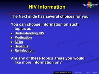 HIV Information
