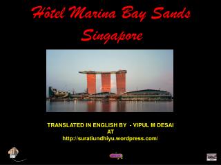 Hôtel Marina Bay Sands Singapore