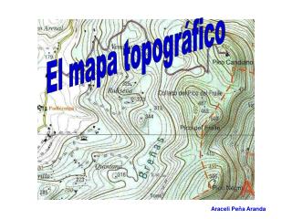 El mapa topográfico