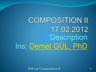 COMPOSITION II 17.02.2012