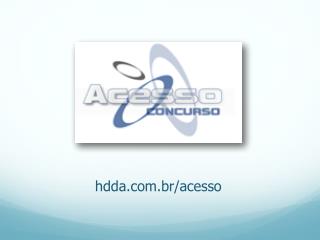 hdda.br / acesso