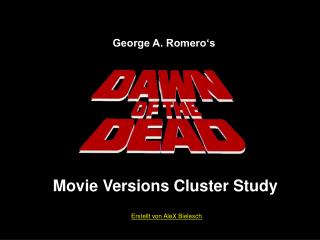 Movie Versions Cluster Study