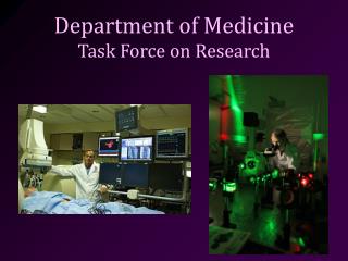 Department of Medicine Task Force on Research