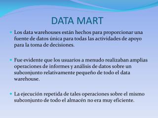 DATA MART