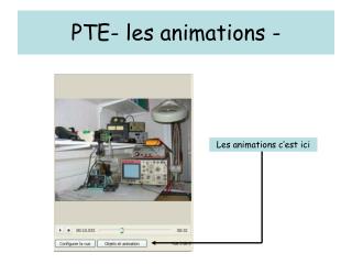 PTE- les animations -
