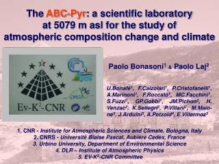 The ABC-Pyr : a scientific laboratory at 5079 m asl for the study of
