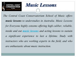 Gorgeous Music Courses Offered in Australia
