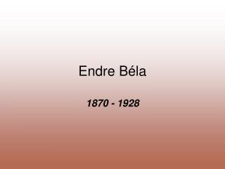 Endre Béla