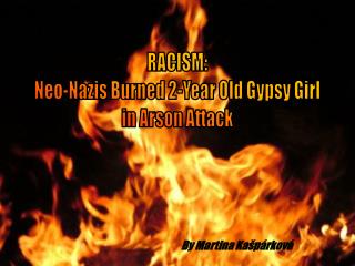 RACISM: Neo-Nazis Burned 2-Year Old Gypsy Girl in Arson Attack