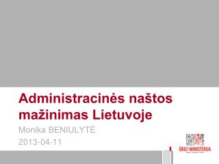 Administracinės naštos mažinimas Lietuvoje