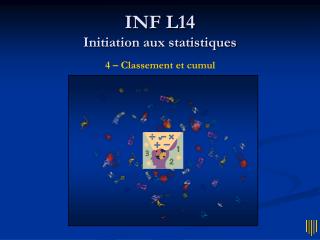 INF L14 Initiation aux statistiques