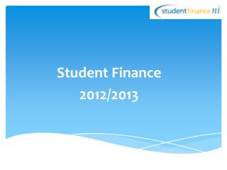 Student Finance 2012/2013