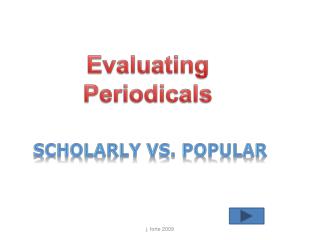 EvaluatingPeriodicals
