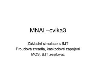 MNAI –cvika3