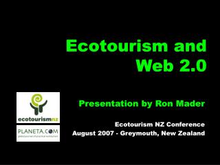 Ecotourism and Web 2.0