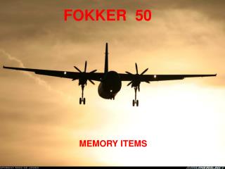 FOKKER 50