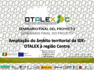 Ampliação do âmbito territorial da IDE-OTALEX à região Centro