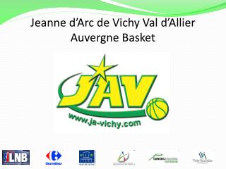 Jeanne d’Arc de Vichy Val d’Allier Auvergne Basket