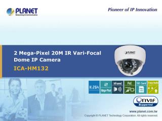 2 Mega-Pixel 20M IR Vari-Focal Dome IP Camera