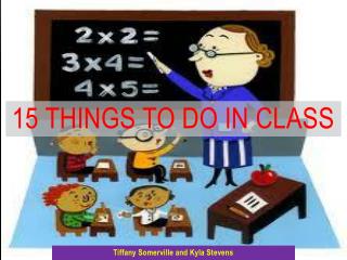 15 things to do in class