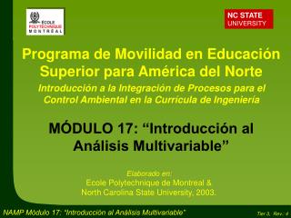 Programa de Movilidad en Educación Superior para América del Norte