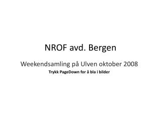 NROF avd. Bergen
