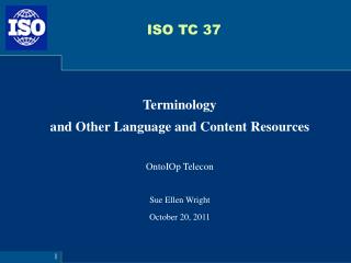 ISO TC 37