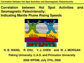 Correlation between Hot Spot Activities and Geomagnetic Paleointensity: