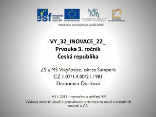 VY_32_INOVACE_22_ Prvouka 3. ročník Česká republika