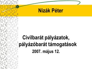Nizák Péter