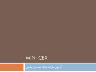 Mini CEX