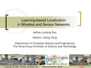 Learning-based Localization in Wireless and Sensor Networks
