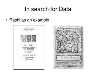 In search for Data