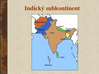 Indický subkontinent